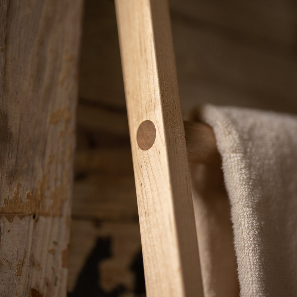 Storage and Display Ladder | Laundry Ladder | Quilt Storage Maple