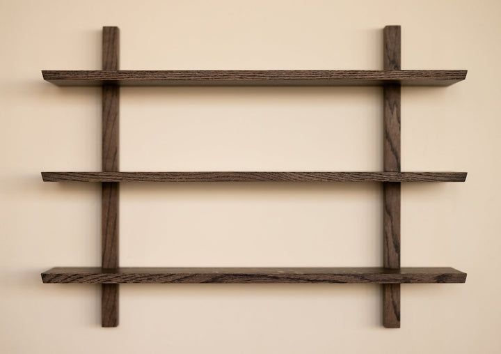 Floating Shelving Unit | Clever Shelf Oak Dark Stain