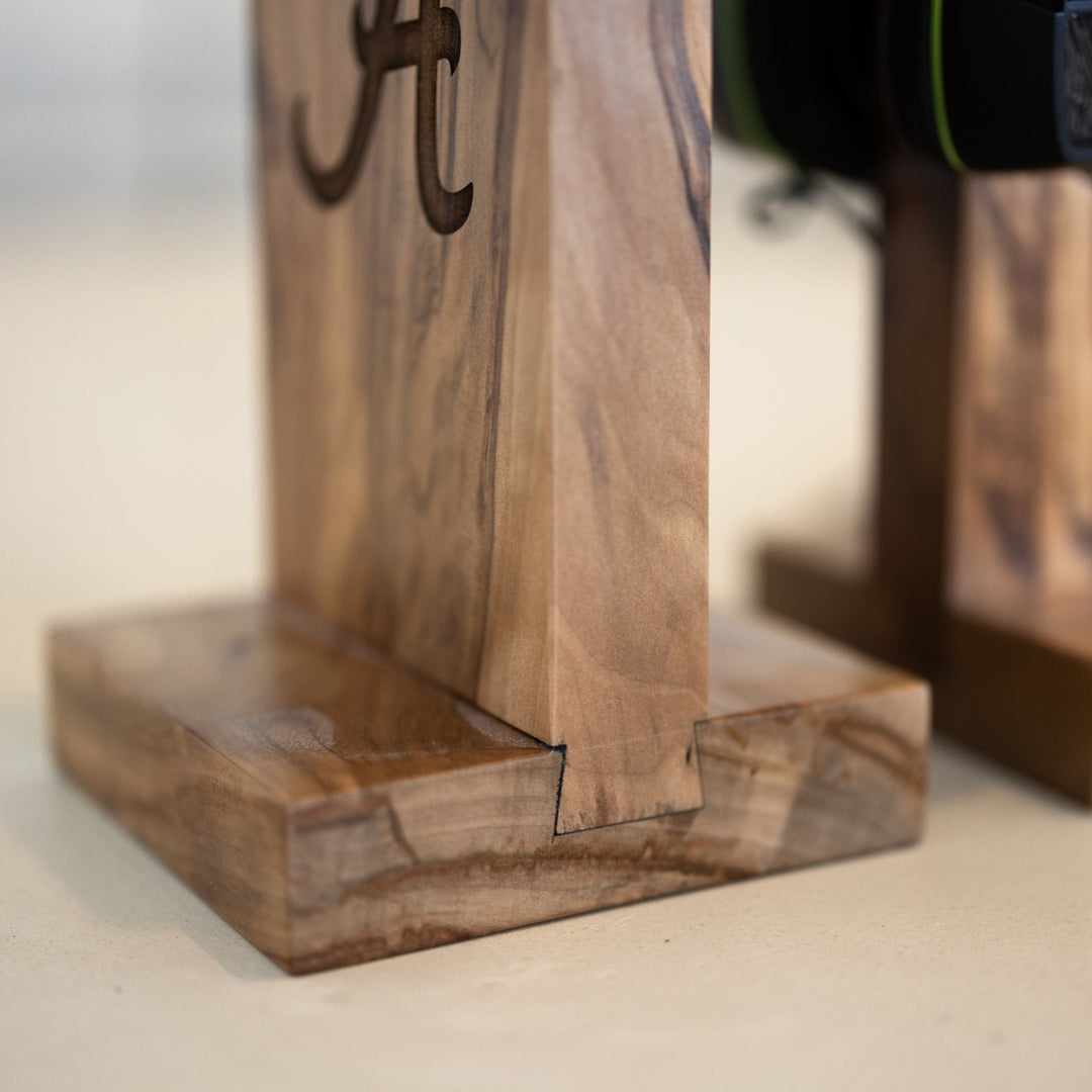 University of Alabama Wood Headset Stand Floating Dovetail
