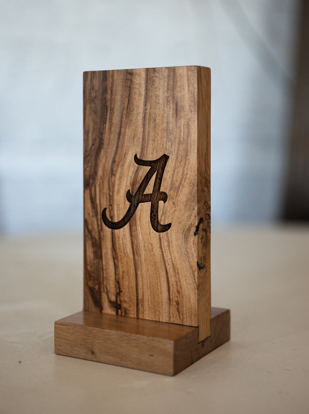 University of Alabama Wood Headset Stand Sweet Gum