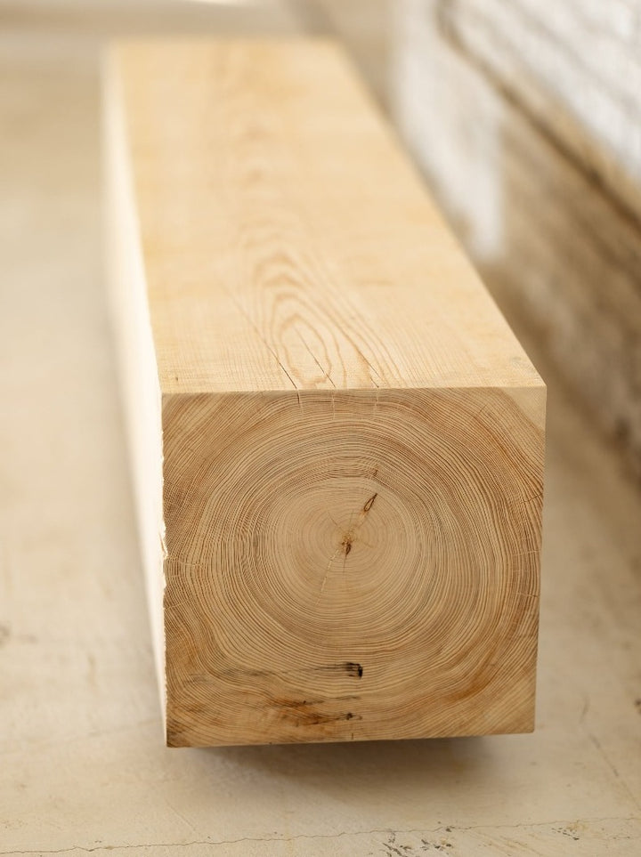 Cypress Wood Beam Bench | Large Reclaimed Wood Bench 1