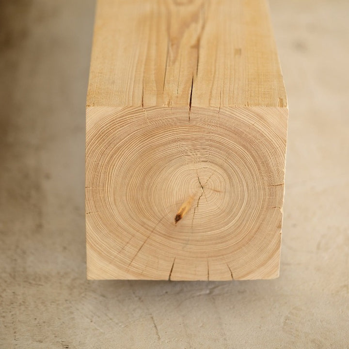 Cypress Wood Beam Bench | Large Reclaimed Wood Bench 2