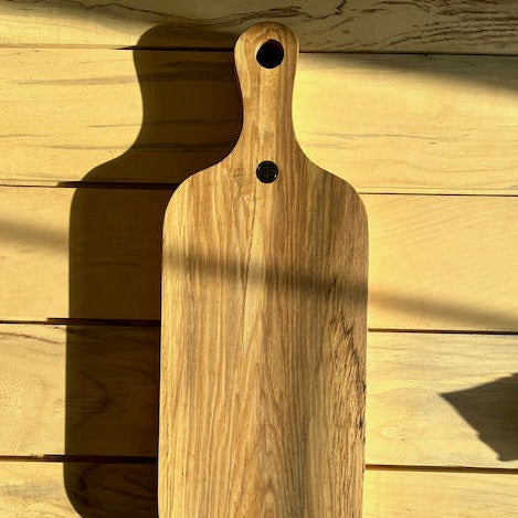 Thick Charcuterie Board Bottle Shape Pecan
