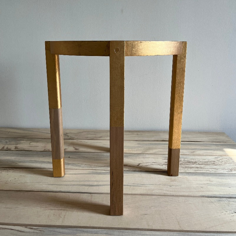 Round Modern Wood Side Tables