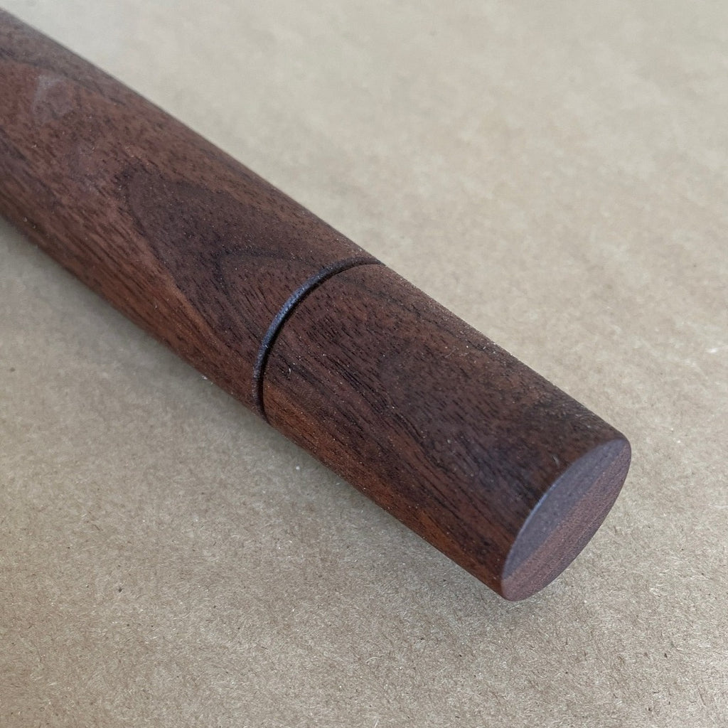 Tapered French Wood Rolling Pin Walnut