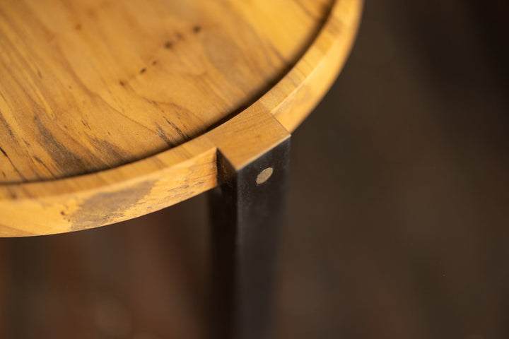 Round Modern Side Table | Waverly Limited Edition and One of a Kind Joinery