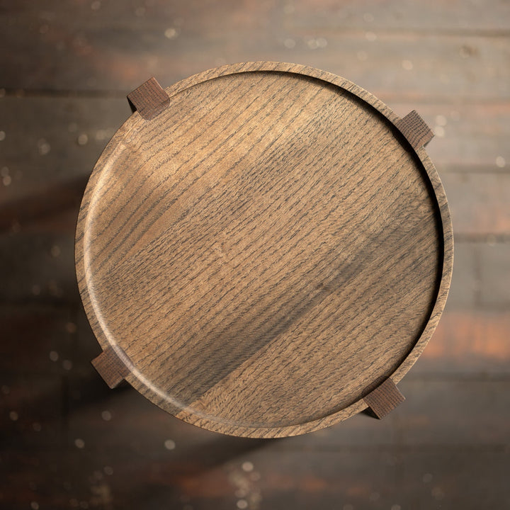Round Modern Side Table | Waverly Limited Edition and One of a Kind epic steel top