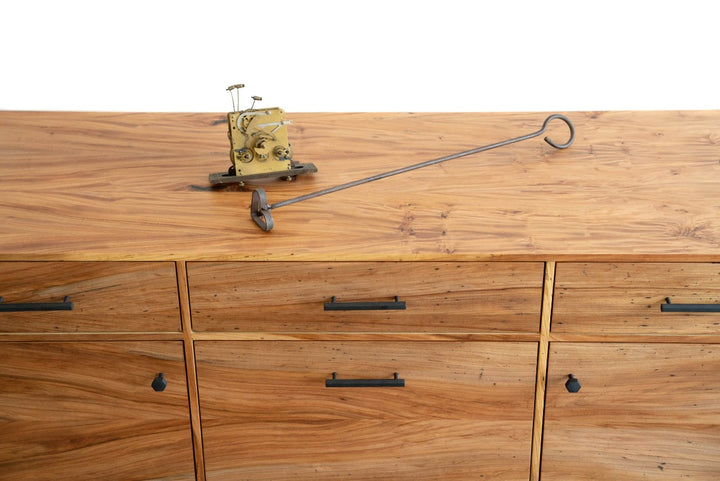 Lanett | Modern Credenza in Urban Wood Veneer Storage