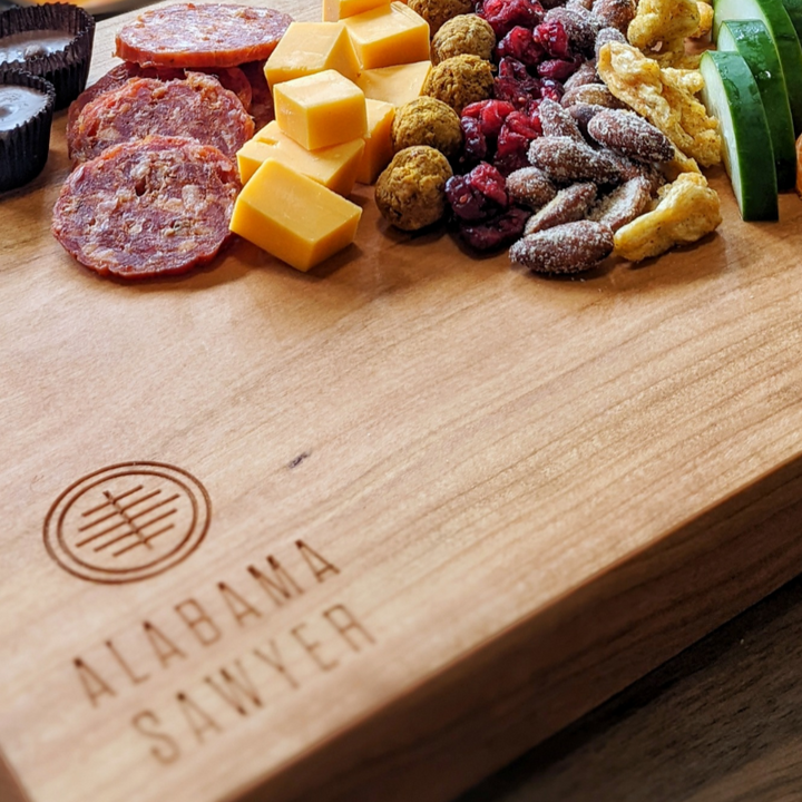 Live Edge Charcuterie Board snack board