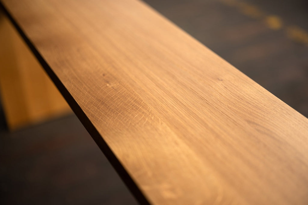 Spider Table | Narrow White Oak Console Table - Alabama Sawyer long