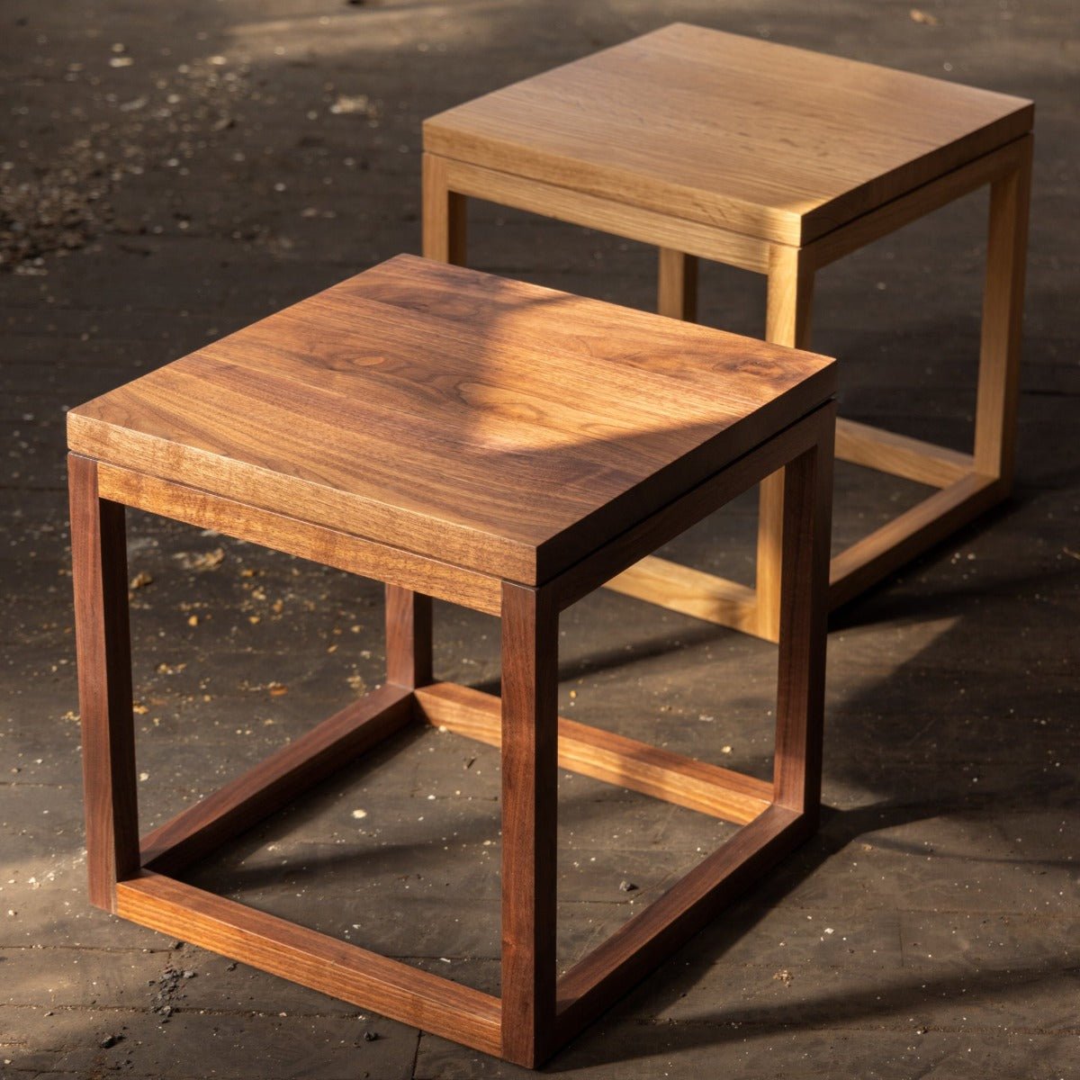 Beach Avenue Modern Wood Bed side or Small Coffee Table – Alabama
