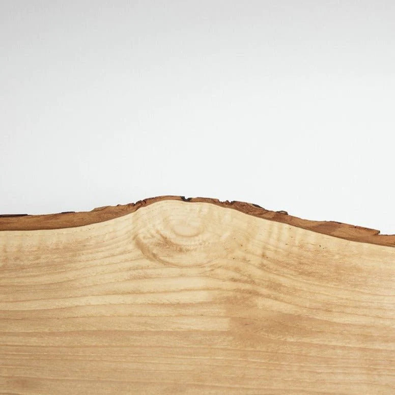 Live Edge Charcuterie Board edge hickory