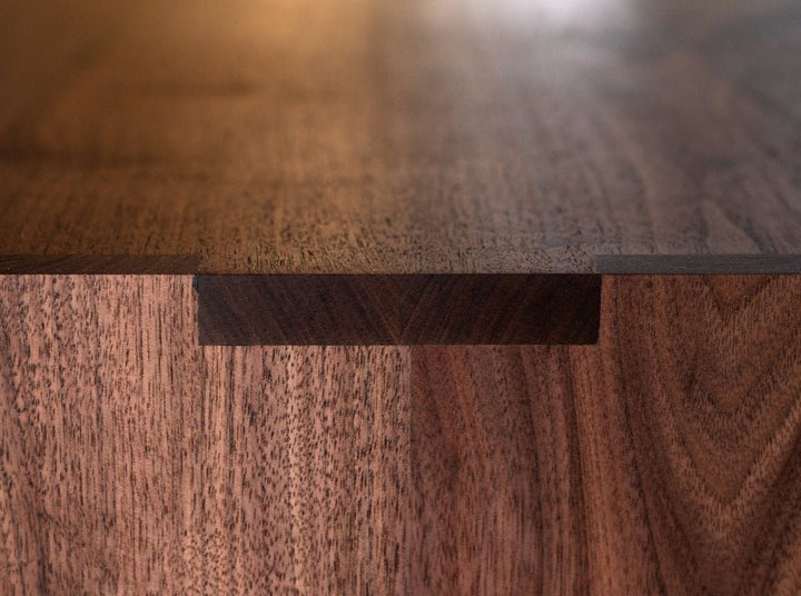 Vinyl record storage credenza