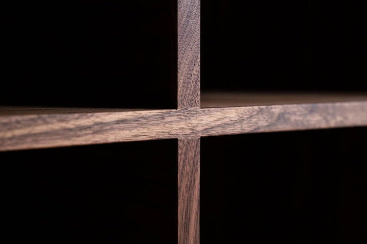 Wooden vinyl record cabinet