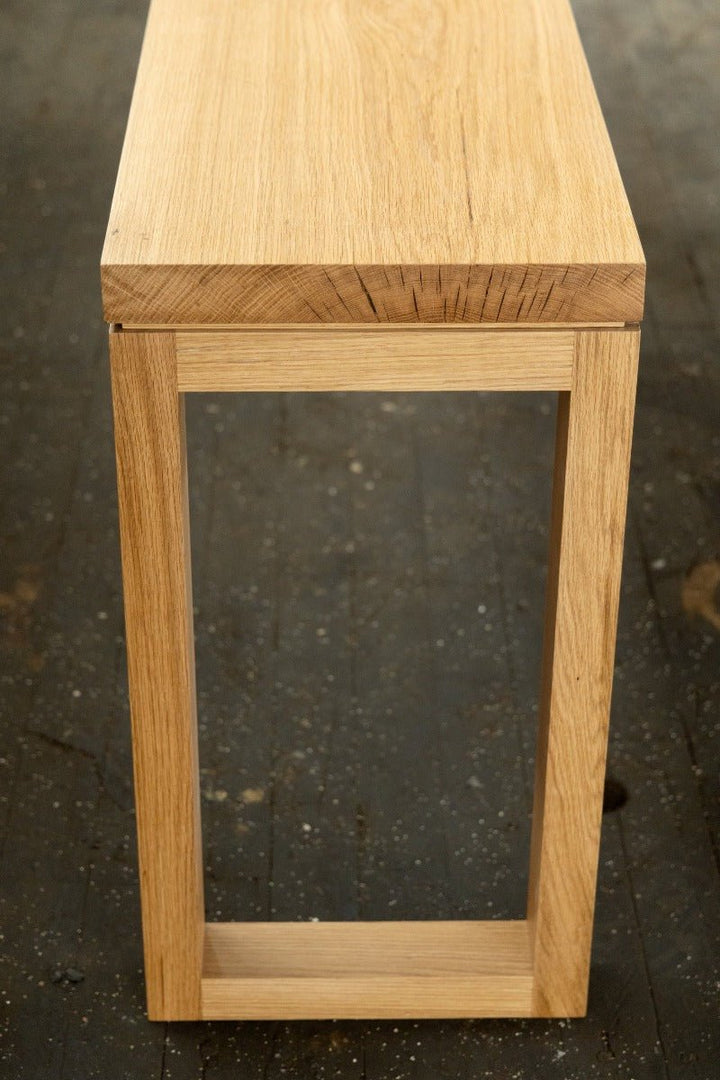 Modern Wood Console Table | Mason Table - Alabama Sawyer