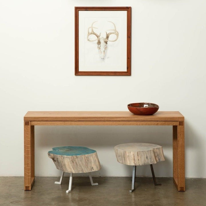 wooden mason table