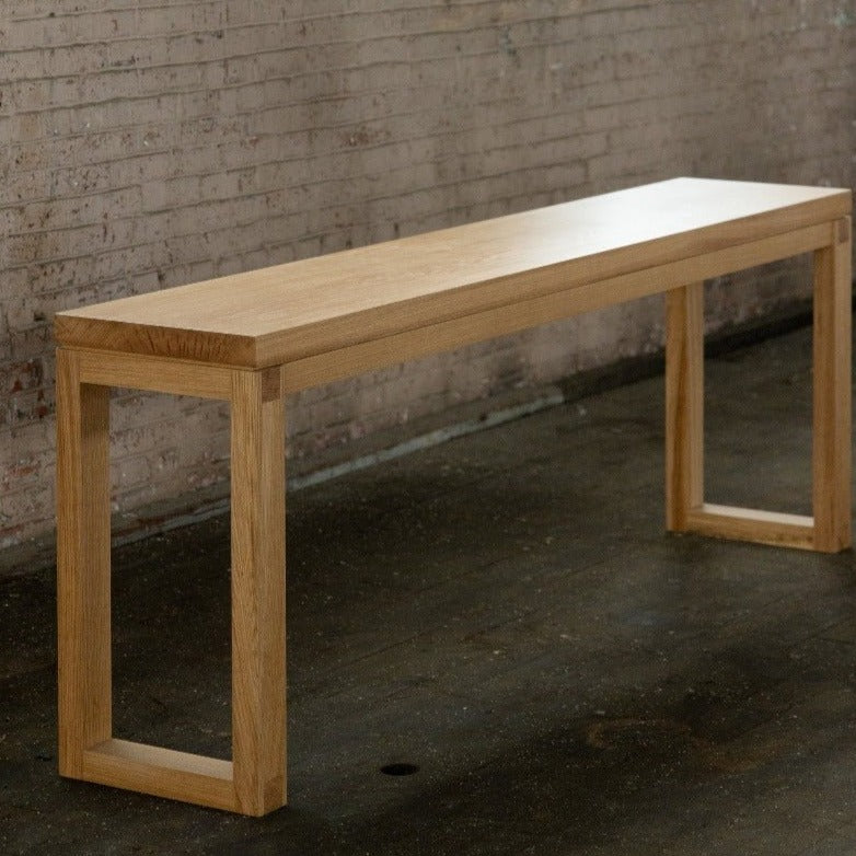 Modern Wood Console Table | Mason Table - Alabama Sawyer