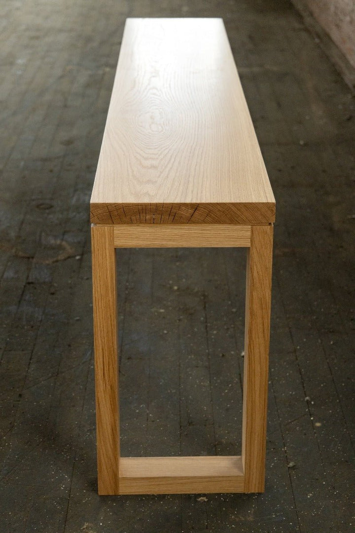 Modern Wood Console Table | Mason Table - Alabama Sawyer