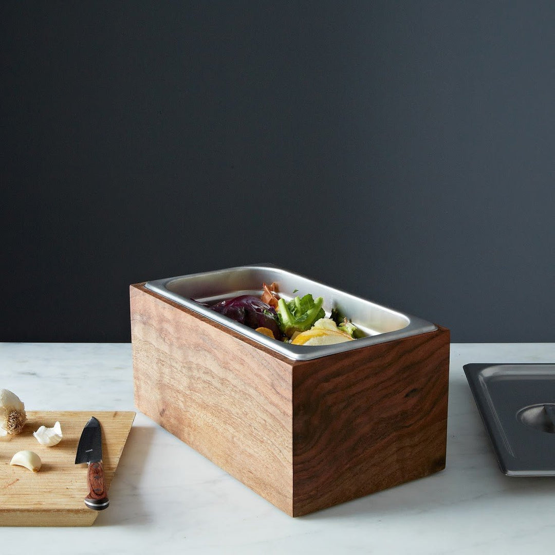 Noaway Wood Countertop Compost Bin© - Alabama Sawyer