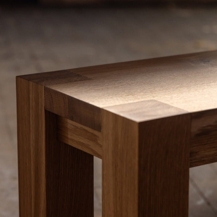 wood parsons bench