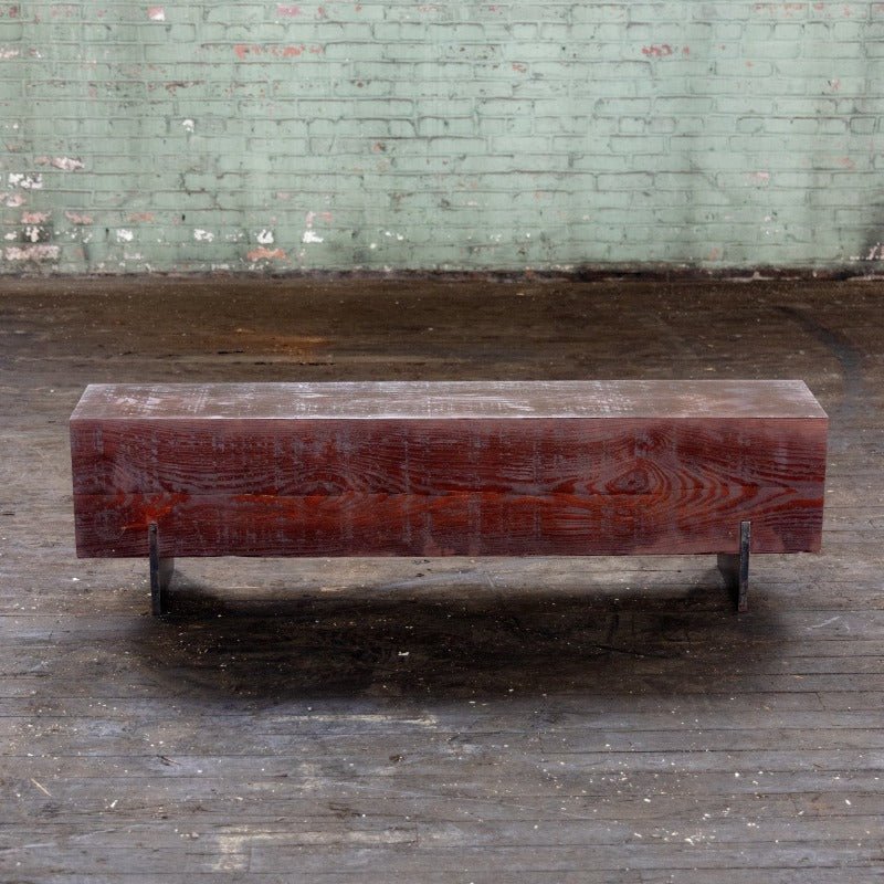 mahogany bench