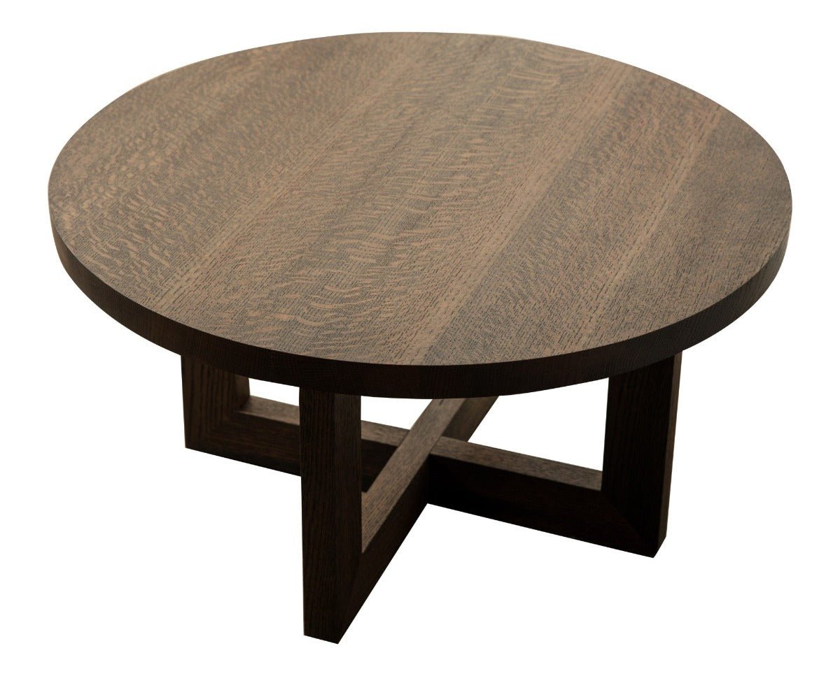 Extra Large Round Wood Tray / Cherry / Circle Coffee Table 