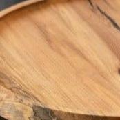 Modern Round C-Side C-Table Sweet Gum Dovetail Sofa Table