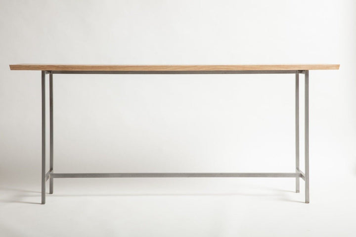 Wood and Metal Console Table | Studio Table - Alabama Sawyer