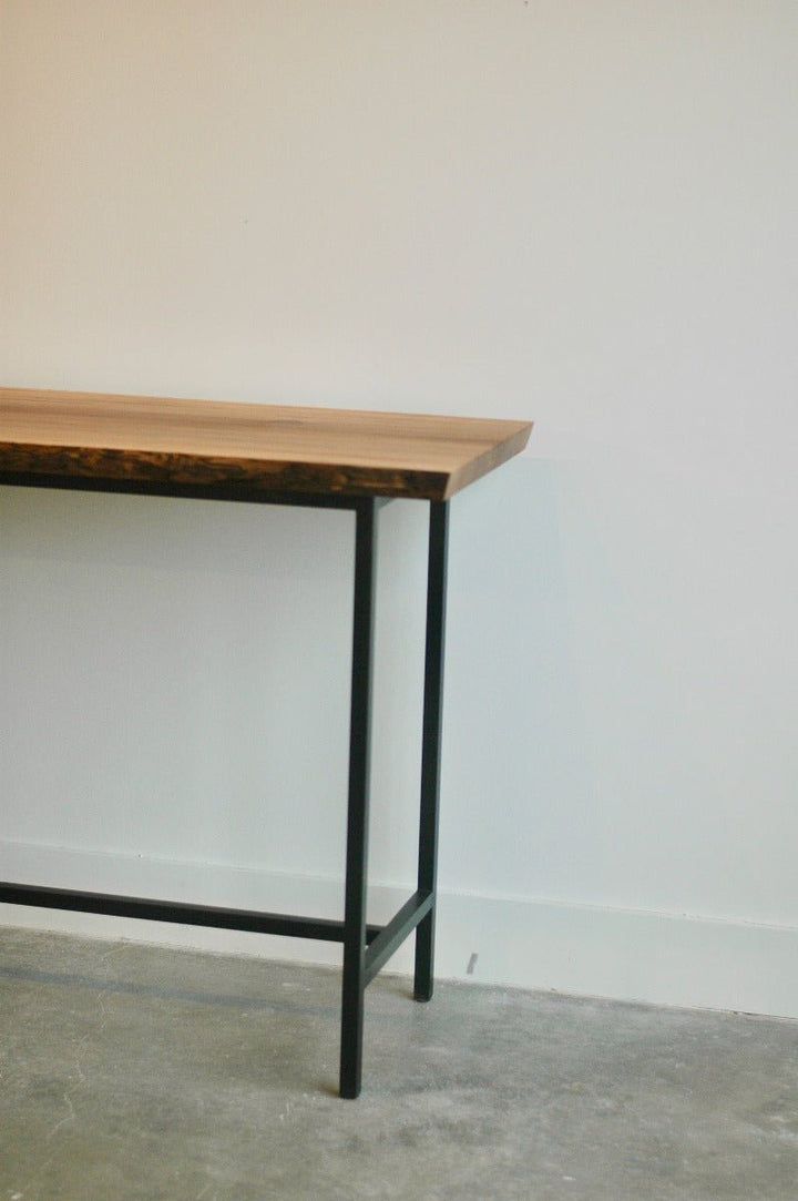Wood and Metal Console Table | Studio Table - Alabama Sawyer