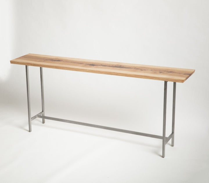 Wood and Metal Console Table | Studio Table - Alabama Sawyer