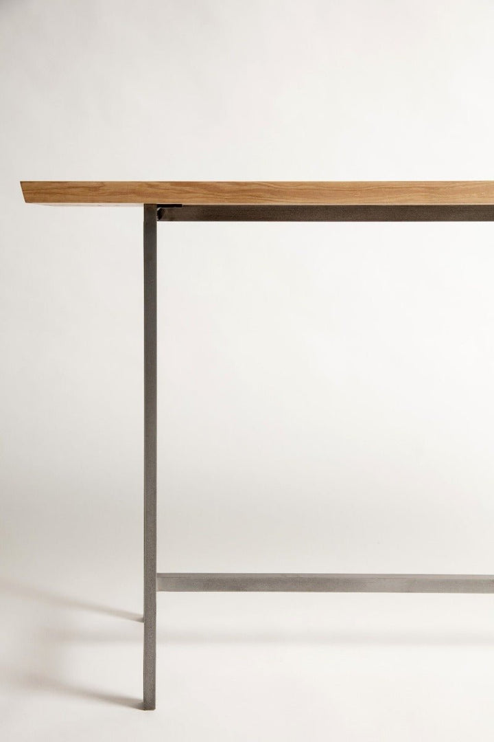 Wood and Metal Console Table | Studio Table - Alabama Sawyer