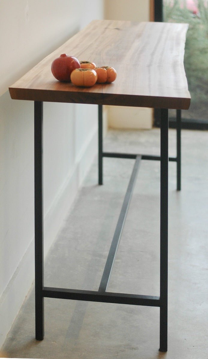 Wood and Metal Console Table | Studio Table - Alabama Sawyer