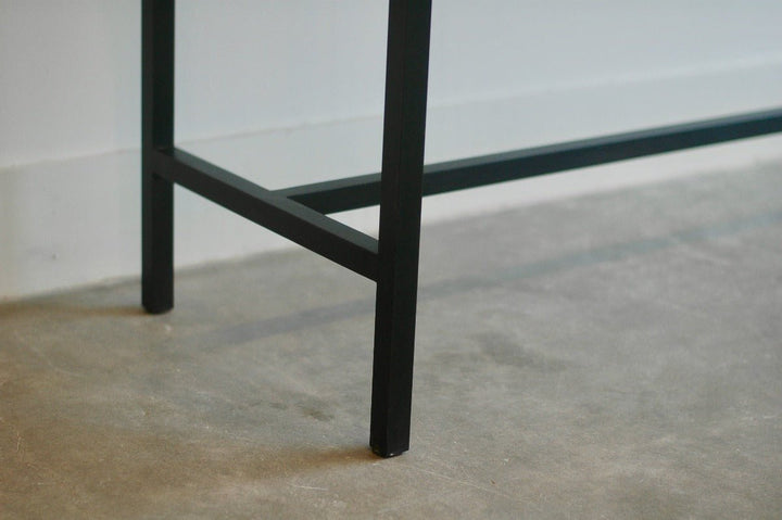 Wood and Metal Console Table | Studio Table - Alabama Sawyer