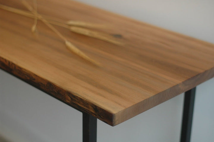 Wood and Metal Console Table | Studio Table - Alabama Sawyer