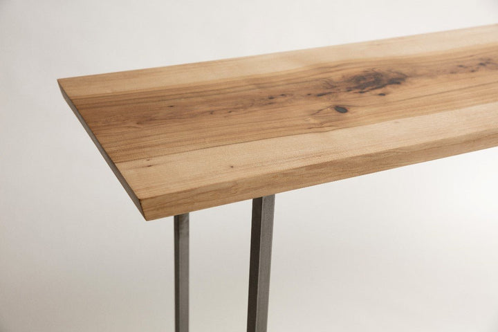 Wood and Metal Console Table | Studio Table - Alabama Sawyer