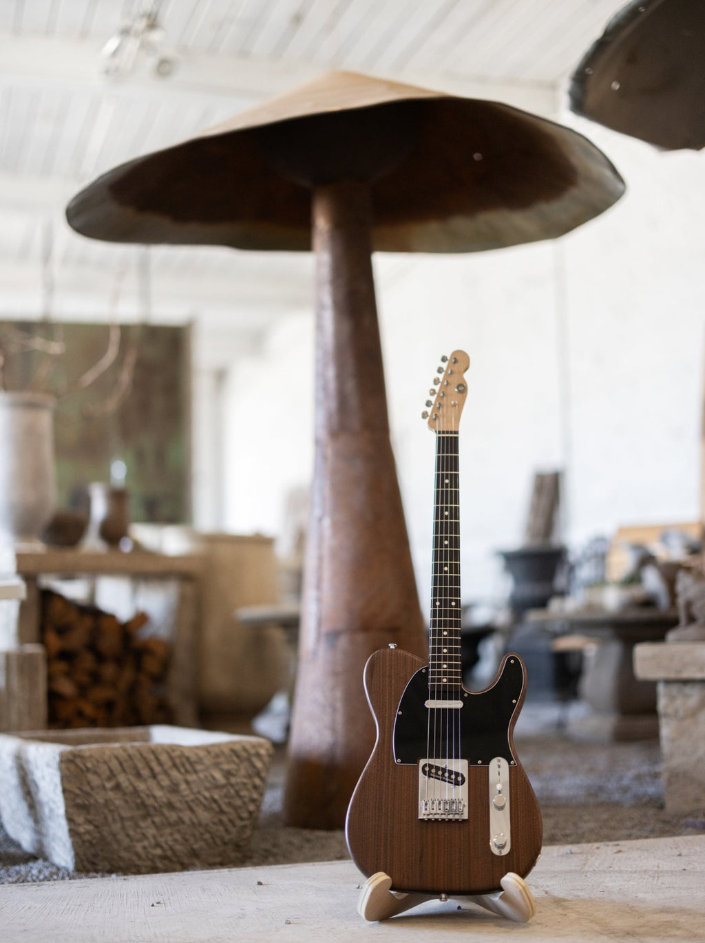 Sawyer Model A No: 3 | Sawyer Guitars | Walnut Fender Telecaster Replica with Giant Mushroom