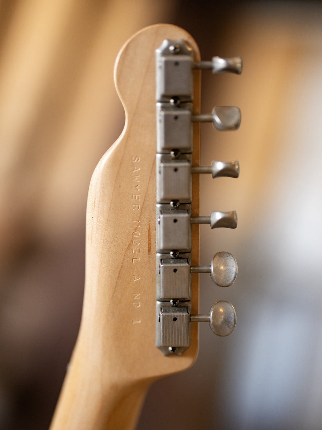 Sawyer Model A No: 1 | Sawyer Guitars | Fender Telecaster Replica Engraving