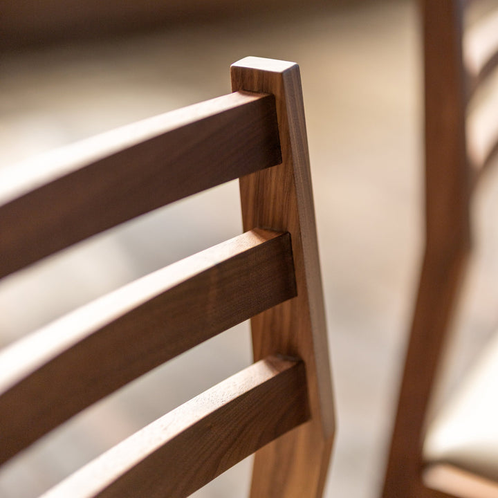 Modern Walnut Dining Chair Made to Order COM