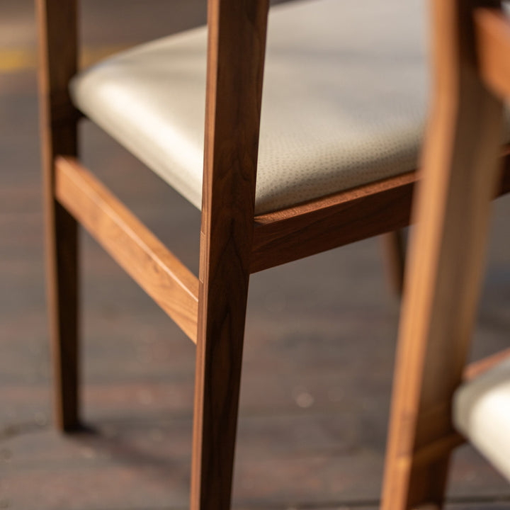 Modern Walnut Dining Chair Made to Order COM Joinery