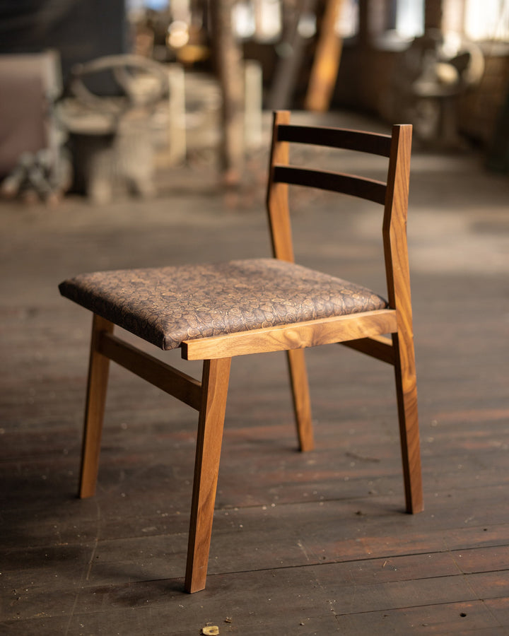 Modern Walnut Dining Chair Made to Order COM wood grain cork