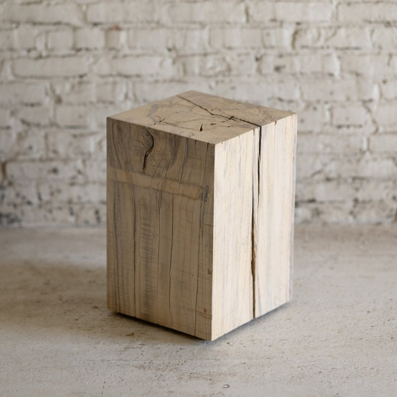Le Boit | Solid Wood Cube Pedestal, Art Display, Side Table, Plinths HYO