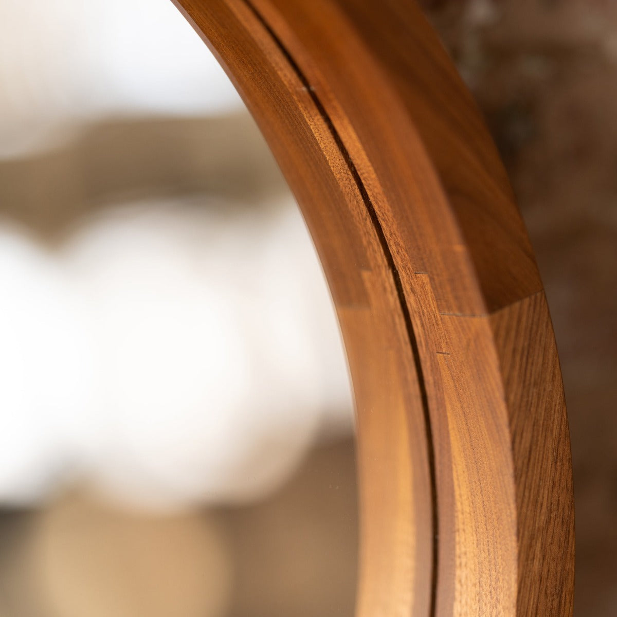 Round Wood Wall Mirror | Rita Mirror – Alabama Sawyer