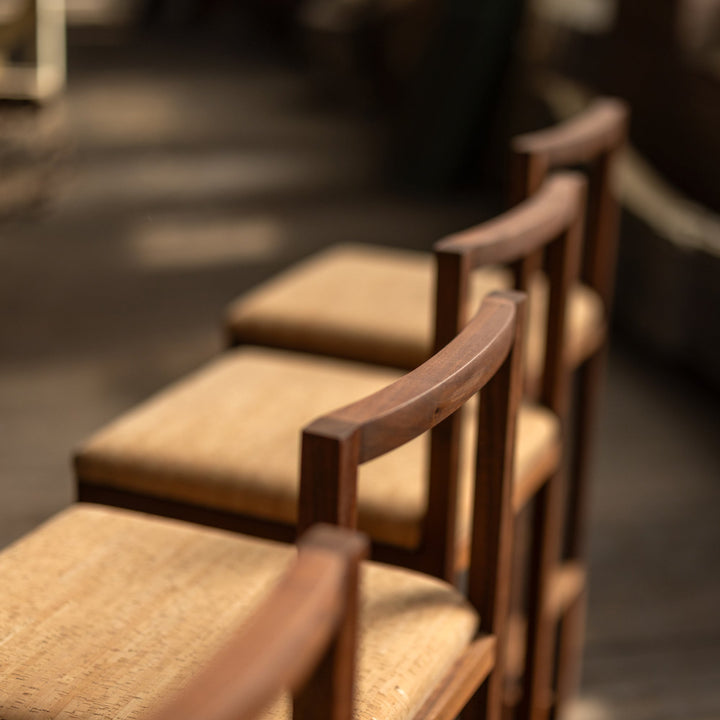 Porto Barstool | Modern Walnut Wood Barstool | Bar or Island Seating