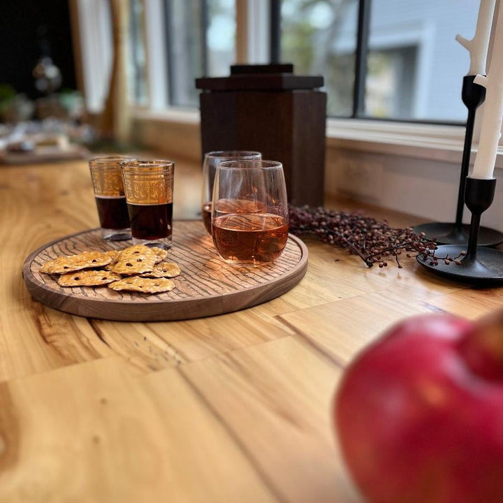 BARK TRAY Cork and Walnut