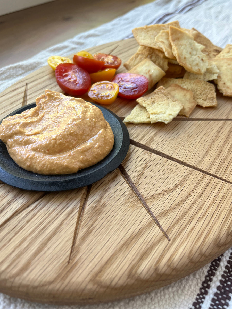 Star Tray | White Oak and Ceramic Party Charcuterie Tray