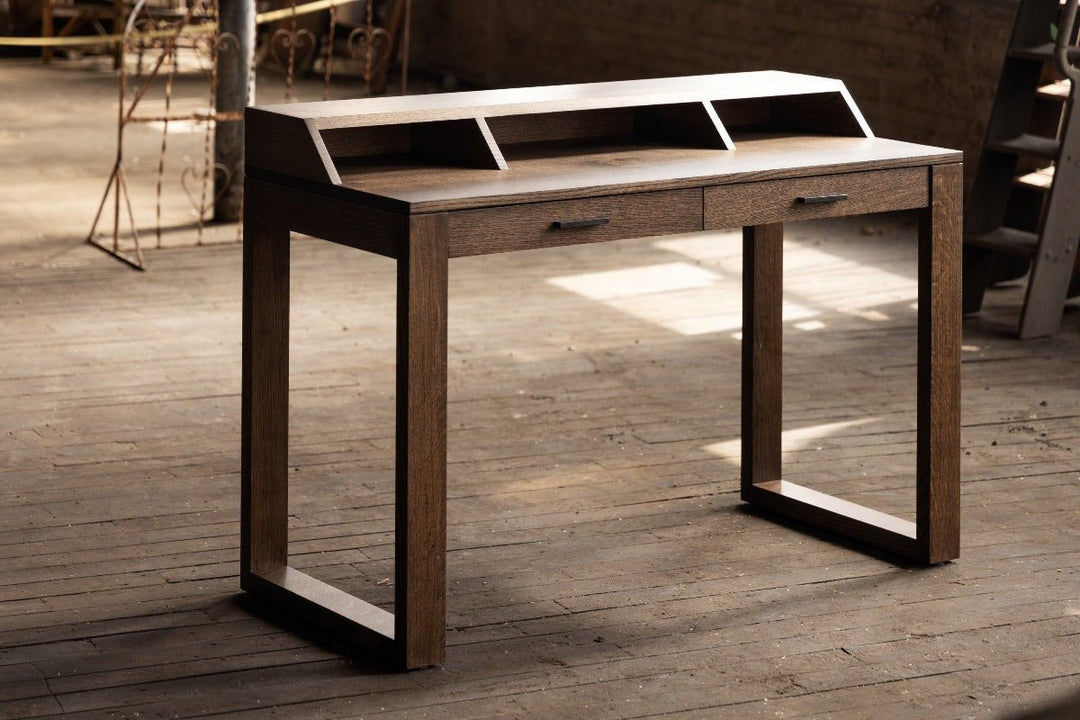 Flagg Desk | Classic Writing Desk or Home Office Computer Desk - Alabama Sawyer