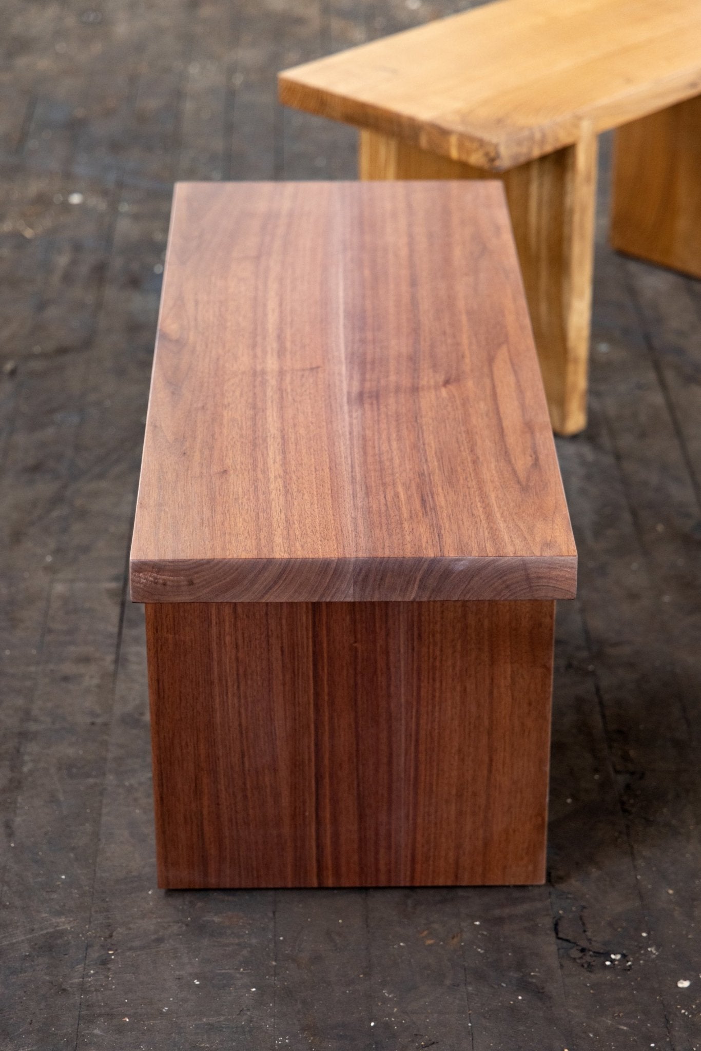 Miyake Bench | Entryway Seating Solid Wood with Traditional