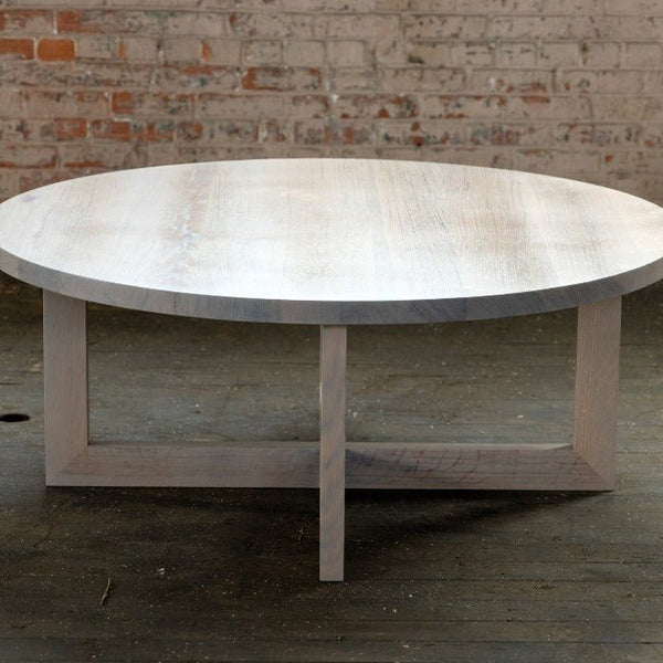 Orchard Table | Round Wood Coffee Table - Alabama Sawyer