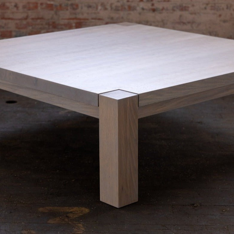 contemporary wood coffee table