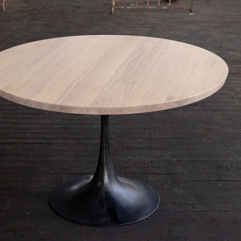 round wooden table